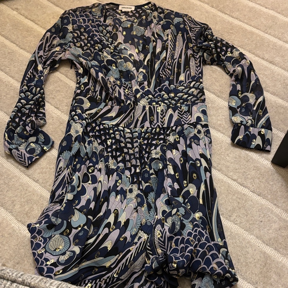 Zadig v neck dress